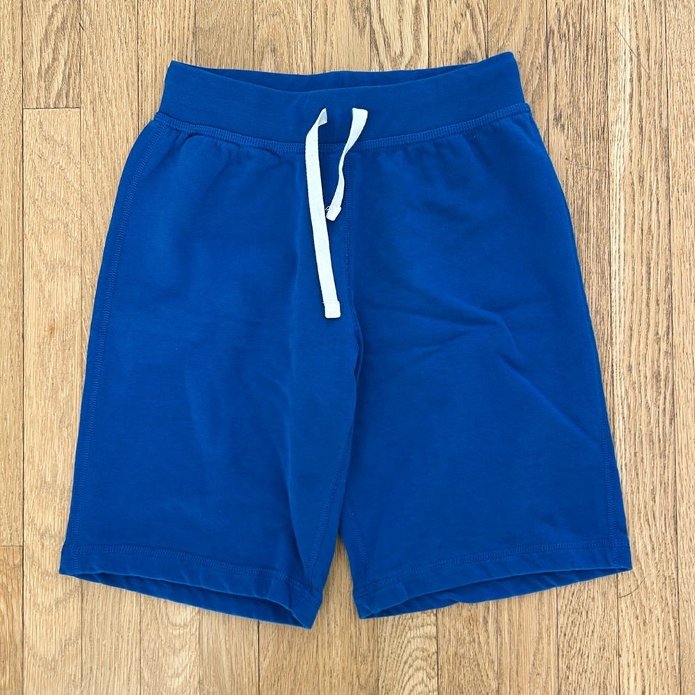 HANNA ANDERSSON blue cotton shorts size 12 NWOT